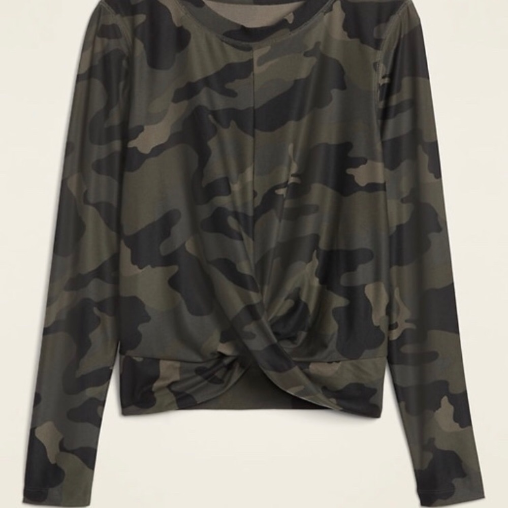 Old Navy Active Long Sleeve Crop Top